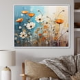thumbnail image 1 of Designart "Meadow Whispers composition IV" Modern Floater Framed Canvas Art Print, 1 of 7
