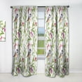 thumbnail image 1 of Designart 'Meadow With Birds Butterflies and Herbs' Floral Curtain Panel, 1 of 5