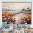 thumbnail image 1 of Designart "Meadow peaceful Morning" Meadow Floater Framed Wall Decor, 1 of 7