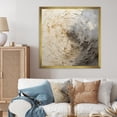 thumbnail image 1 of Designart "Meditative Movement In Grey And Beige" Abstract Spirals Picture Framed Wall Decor, 1 of 5