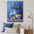 thumbnail image 1 of Designart "Mediterranean Still Life with Tiles IV" Geometric Framed Wall Art - Bohemian White Boho Pottery Living Room Framed Canvas Art, 1 of 6