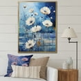 thumbnail image 1 of Designart "Melodic Blue Cornflowers I" Cornflowers Floater Framed Wall Decor, 1 of 5