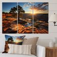 thumbnail image 1 of Designart "Melodic Canyons II" Landscapes Metal Wall Decor Set, 1 of 5