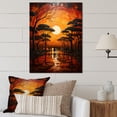 thumbnail image 1 of Designart "Melody Savannah African Wall art I" African Metal Wall Art Prints, 1 of 1