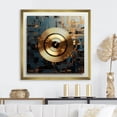 thumbnail image 1 of Designart "Melody of Gold and Grey Vinyl Records I" Fashion Framed Wall Art Decor - Modern Gold Vinyl Records Bedroom Framed Canvas Wall Art, 1 of 6