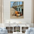 thumbnail image 1 of Designart "Memories of the Weathered Pier IV" Nautical & Beach Floater Framed Wall Art Print, 1 of 7