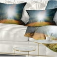 thumbnail image 1 of Designart Men and Bright Sunlight Panorama - Landscape Printed Throw Pillow - 12x20, 1 of 1