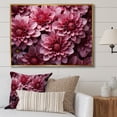 thumbnail image 1 of Designart "Mesmerizing Pink Mums II" Floral Floater Framed Wall Decor, 1 of 7