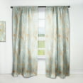 thumbnail image 1 of Designart 'Metallic Golden Luxury Geometrics XII IV' Mid-Century Modern Curtain Panel, 1 of 5
