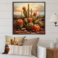 thumbnail image 1 of Designart "Metallic Nevada Cactus I" Cactus Floater Framed Wall Art Prints, 1 of 5