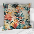 thumbnail image 1 of Designart "Metropolitan Tropical Fusion" Tropical Printed Throw Pillow, 1 of 5