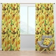 thumbnail image 1 of Designart 'Mexican Music Pattern Illustration' Tropical Blackout Curtain Panel, 1 of 4