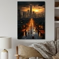 thumbnail image 1 of Designart "Mexico City In Future A Beautiful Cityscape" Cityscapes Wall Art Living Room, 1 of 5