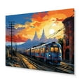 thumbnail image 1 of Designart "Mexico City Yellow Coral art painting" Cityscapes Metal Wall Art, 1 of 5