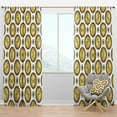 thumbnail image 1 of Designart Mid-Century Blackout Curtain, 1 of 4