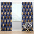 thumbnail image 1 of Designart Mid-Century Blackout Curtain, 1 of 4