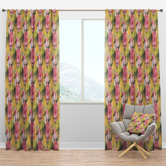 Designart Mid-Century Blackout Curtain