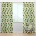 thumbnail image 1 of Designart Mid-Century Blackout Curtain, 1 of 4