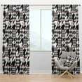 thumbnail image 1 of Designart Mid-Century Blackout Curtain, 1 of 4
