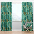 thumbnail image 1 of Designart Mid-Century Blackout Curtain, 1 of 4