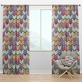 thumbnail image 1 of Designart Mid-Century Blackout Curtain, 1 of 4