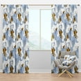 thumbnail image 1 of Designart Mid-Century Blackout Curtain, 1 of 4