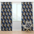 thumbnail image 1 of Designart Mid-Century Blackout Curtain, 1 of 4