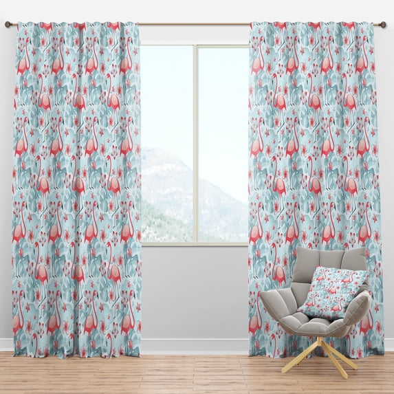 Designart Mid-Century Blackout Curtain