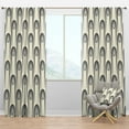 thumbnail image 1 of Designart Mid-Century Blackout Curtain, 1 of 4