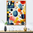thumbnail image 1 of Designart "Mid Century Geometric Shapes in Colorful Display II" Abstract Framed Wall Art - Modern Colorful Abstract Geometric Entryway Framed Wall Art Print, 1 of 6
