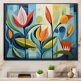thumbnail image 1 of Designart "Mid Century Mod Nature A Green Oasis II" Mid-century Canvas Art Print, 1 of 5