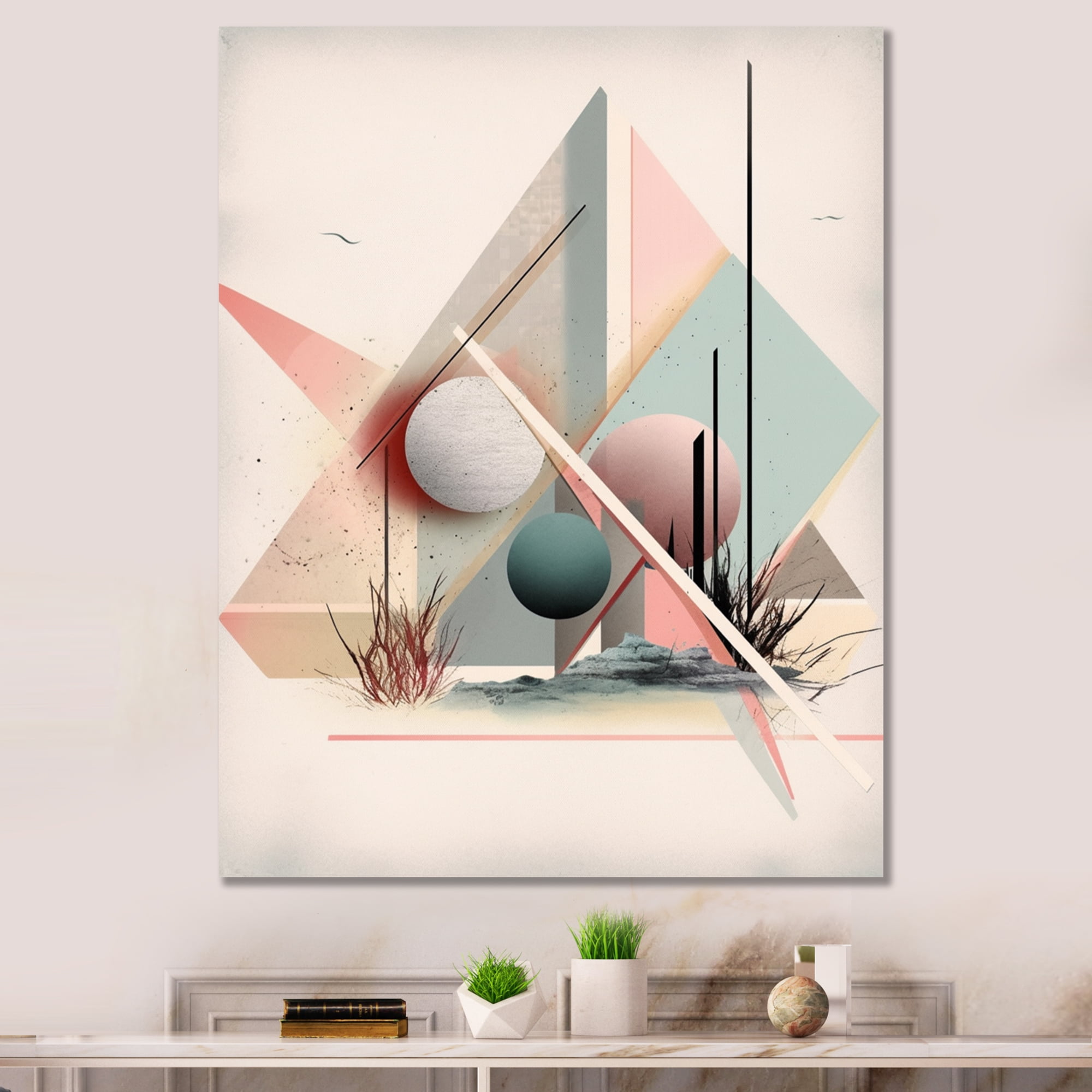 Geometric Square Wall Shelves - Etsy - Modern Geometric Wall Decor