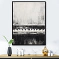 thumbnail image 1 of Designart "Midnight Serenade Of Piano Keys" Music Floater Framed Canvas Art Print, 1 of 5
