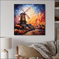 thumbnail image 1 of Designart "Mill Wind Charm In Motion" Countryside Canvas Art Print, 1 of 5