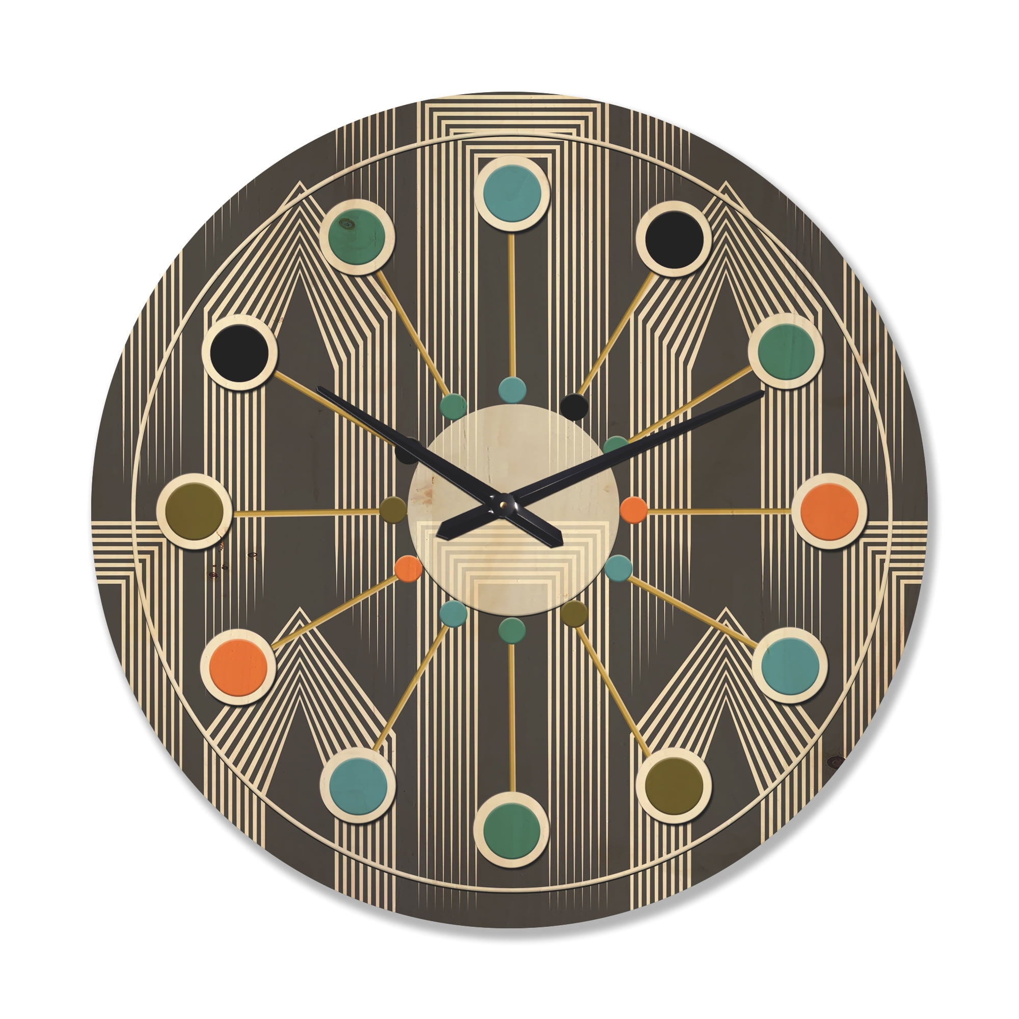  DesignQ Modern Wall Clock 'Perfume Chanel Five III