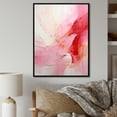 thumbnail image 1 of Designart "Minimal Abstract River In Gold And Pink I" Fuschia Floater Framed Canvas Prints, 1 of 5