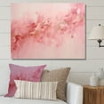thumbnail image 1 of Designart "Minimal Abstract River In Gold And Pink II" Fuschia Wall Decor, 1 of 1