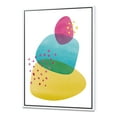 thumbnail image 1 of Designart ' Minimal Spots Balance I ' Contemporary Framed Canvas, 1 of 3