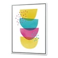 thumbnail image 1 of Designart ' Minimal Spots Balance II ' MidCentury Modern Framed Canvas, 1 of 3