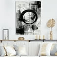thumbnail image 1 of Designart "Minimalism Graffiti Artwork I" Abstract Liquid Ink Canvas Print, 1 of 5