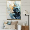 thumbnail image 1 of Designart "Minimalism Serenity In Flow" Minimalism Floater Framed Wall Art Print, 1 of 7