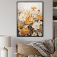 thumbnail image 1 of Designart "Minimalism Yellow Flower composition" Abstract Botanicals Floater Framed Canvas Print, 1 of 7