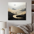thumbnail image 1 of Designart "Minimalist Countryside In Black And White II" Countryside Canvas Prints, 1 of 7