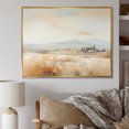 thumbnail image 1 of Designart "Minimalist Countryside Scenery I" Countryside Floater Framed Canvas Art Print, 1 of 5