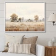 thumbnail image 1 of Designart "Minimalist Countryside Scenery V" Countryside Floater Framed Canvas Prints, 1 of 5