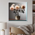 thumbnail image 1 of Designart "Minimalist Dream Of Mums I" Mums Floater Framed Canvas Wall Art, 1 of 5