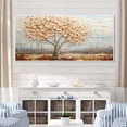 thumbnail image 1 of Designart "Minimalist Elegance American Basswood III" Oversized Landscapes Framed Wall Art - Country White Tree Hallway Framed Wall Art Decor, 1 of 7