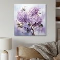 thumbnail image 1 of Designart "Minimalist Elegance In Dreamscape Lilac Bouquet I" Lilacs Wall Art Prints, 1 of 7
