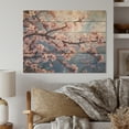 thumbnail image 1 of Designart "Minimalist Elegance in Pink Cherry Blossoms V" Floral Print on Natural Pine Wood, 1 of 5