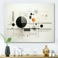 thumbnail image 1 of Designart "Minimalist Exploration Beige Suprematism I" Abstract Suprematism Canvas Print, 1 of 5
